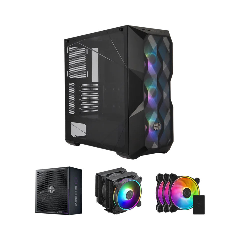 MasterBox TD500 Mesh Black Bundle